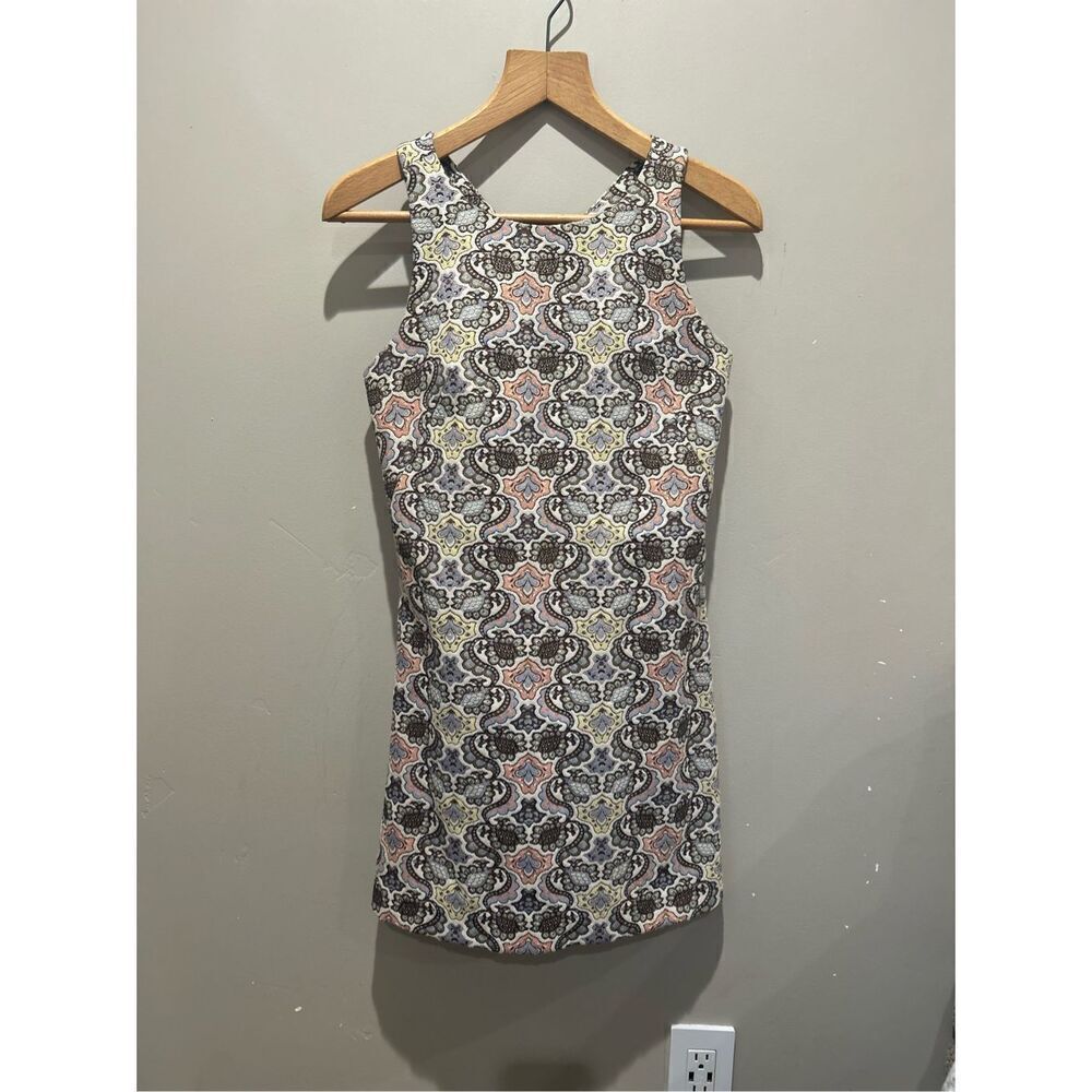Zara Multicolor Patterned Mini Dress